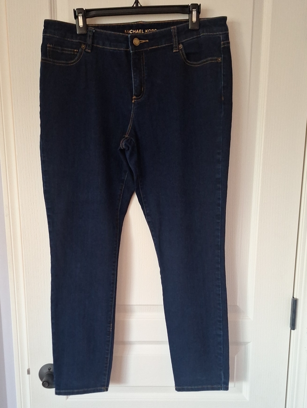 Michael Kors Navy Skinny Stretch Jeans - Dark Blue